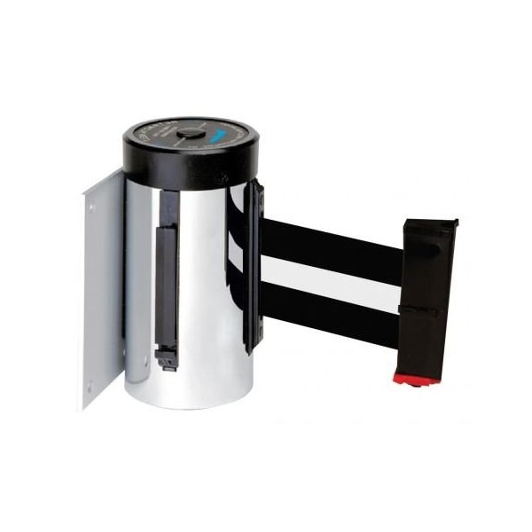 Accuform WALL MOUNT RETRACTABLE BELT TAPE PRT404BKWT PRT404BKWT - main